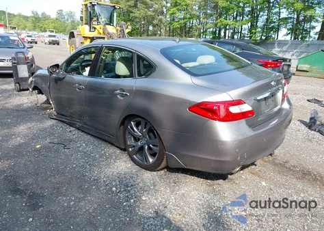 2013 Infiniti M37 X z USA, uszkodzony, nr VIN JN1BY1AR6DM600804